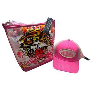 Ed Hardy/Von Dutch NWT Bundle - Beach Tote & Trucker Hat